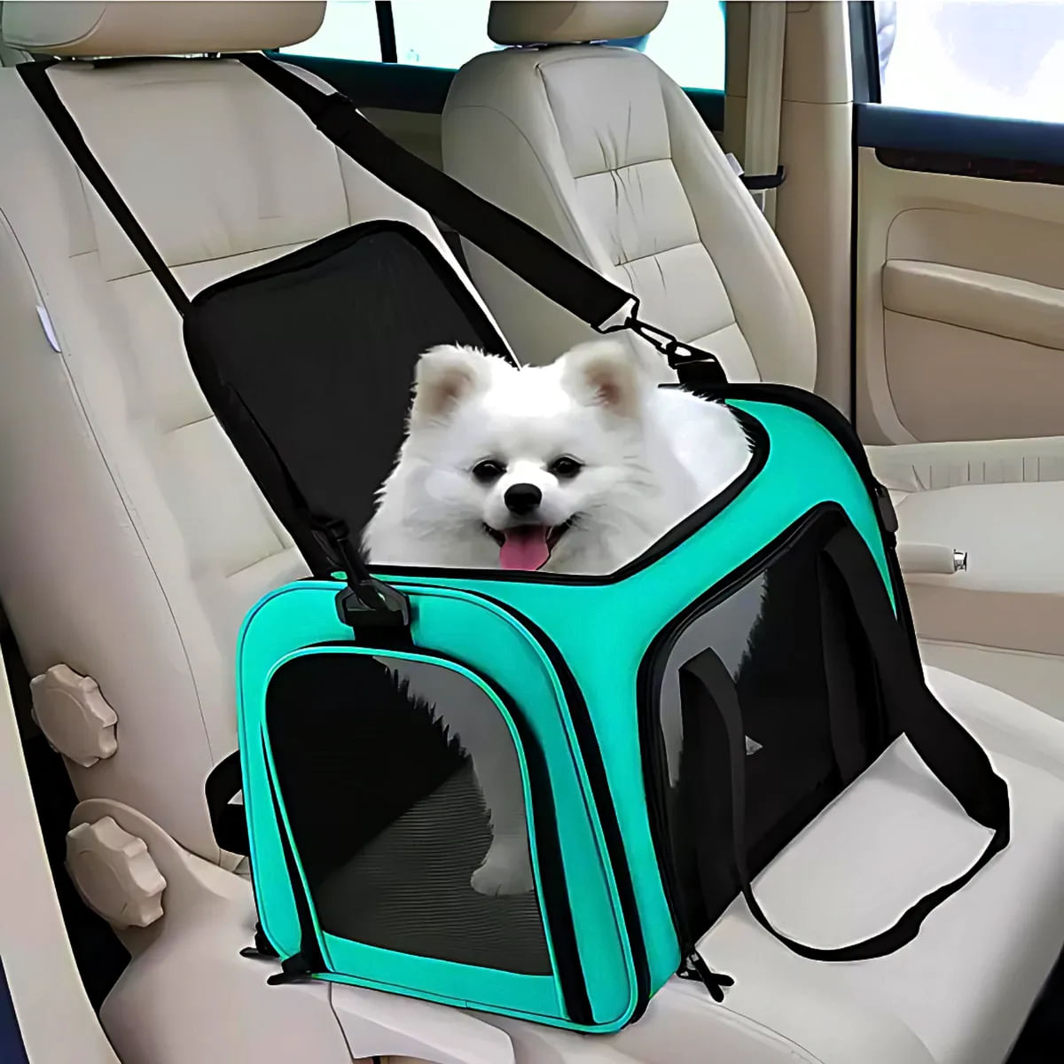 Bolsa De Viagem Para Transporte Pet Verde