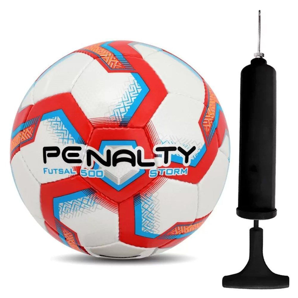 Kit Bola Futsal Penalty Storm XXIII + Bomba de Ar