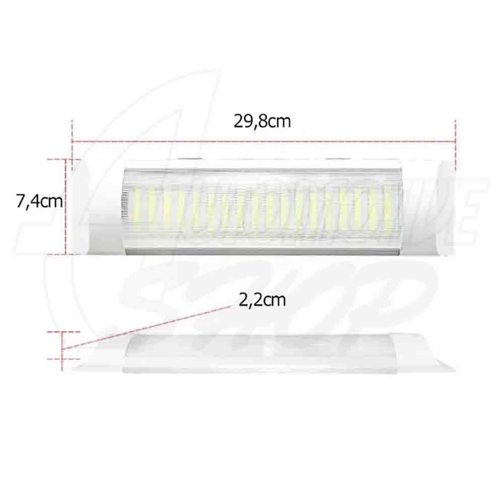 Luminaria Caminhão Boleia Baú Cozinha Quarto LED 12/24v UN