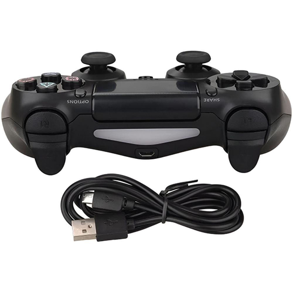 Manete Joystick Sem Fio Compátivel Com Playstation 4 Pc E Celular Botões Sensíveis De Alta Precisão