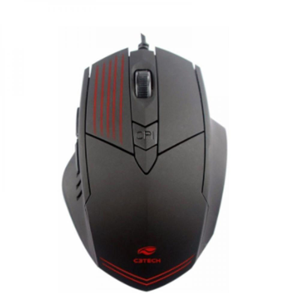 Mouse Usb Gamer C3Tech Mause Gamer Para Pc Gamer Led