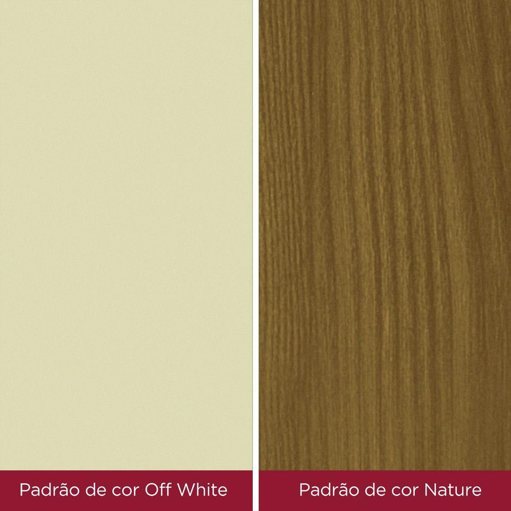 Conjunto Sala De Jantar Tampo Mdf Canto Reto 90 Cm 04 Cadeiras Kalyna Henn Nature Off White Linho