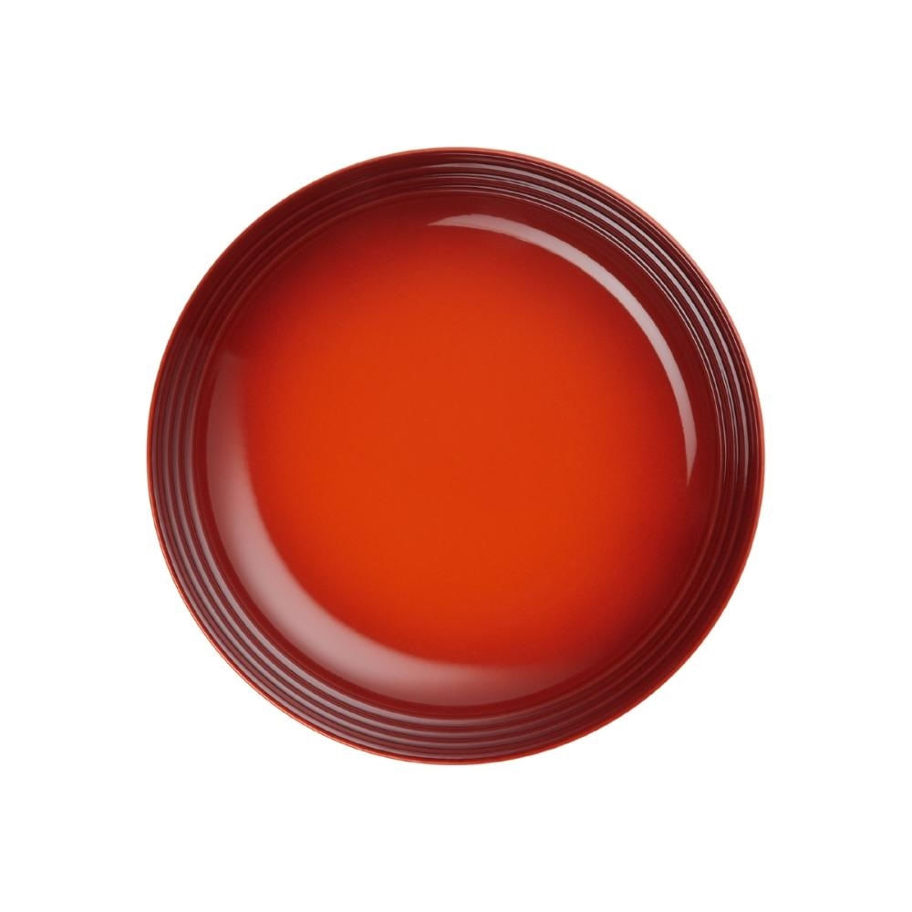 PRATO FUNDO LE CREUSET EM CERÂMICA 22CM  - Vermelho Cayenne