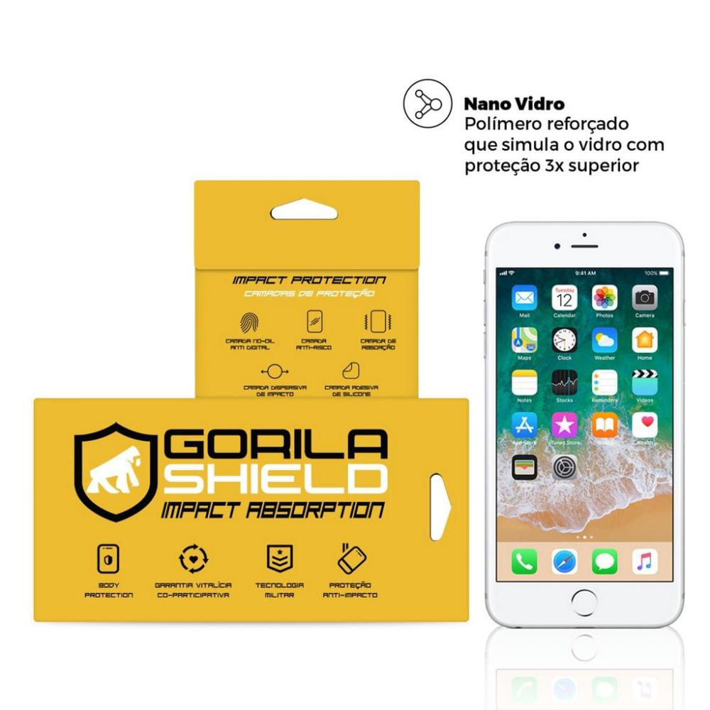 Película de Nano Vidro para iPhone 6 Plus e iPhone 6S Plus - Gorila Shield