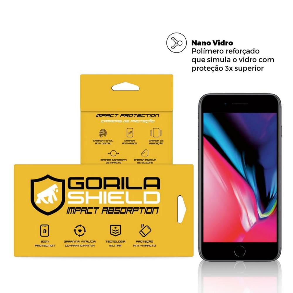 Película de Nano Vidro para iPhone 7 Plus e iPhone 8 Plus - Gorila Shield