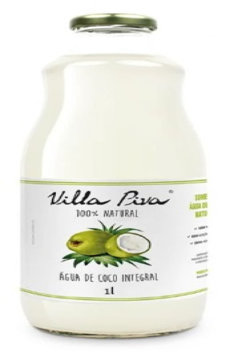 Água de Coco Natural Villa Piva 1L