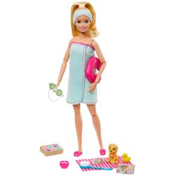 Boneca - Barbie - Fashionista - Dia de Spa Com o Pet - Mattel