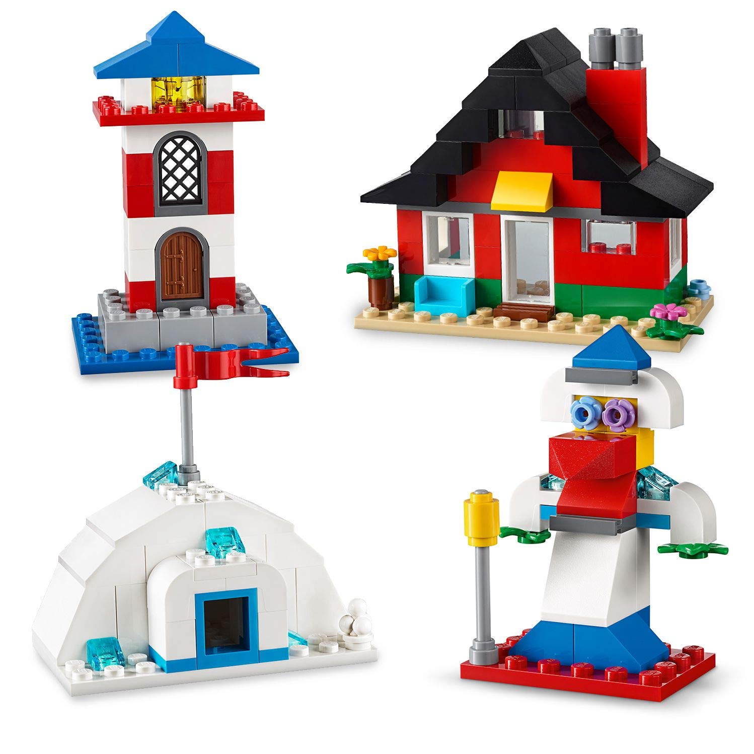 LEGO Classic - Blocos e Casas, 270 Peças - 11008