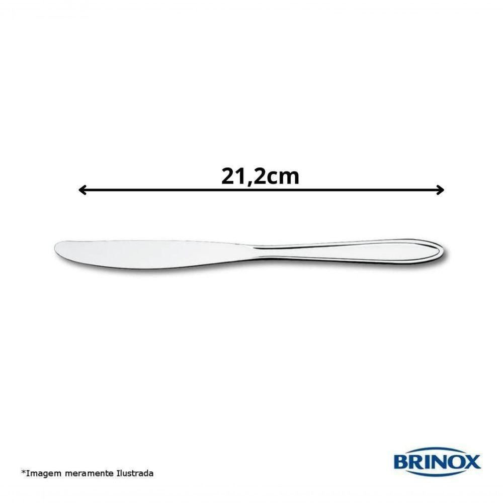 Faca De Mesa Lyon Brinox 5100/103 212 X 3 Mm