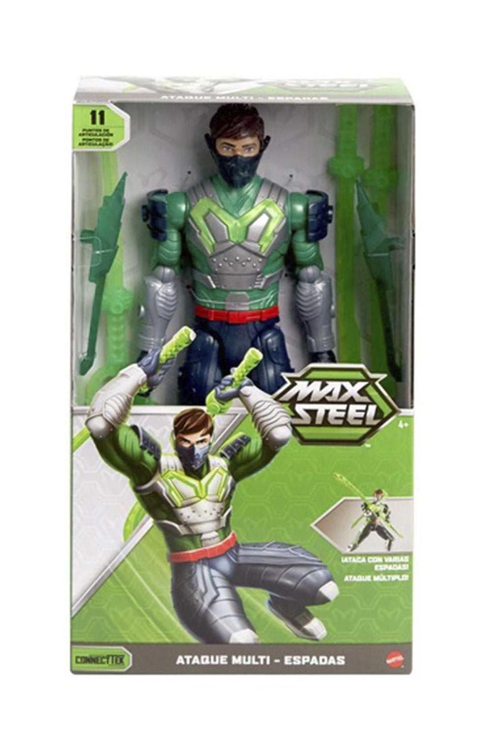 Boneco Max Steel Ataque Multi Espada Mattel