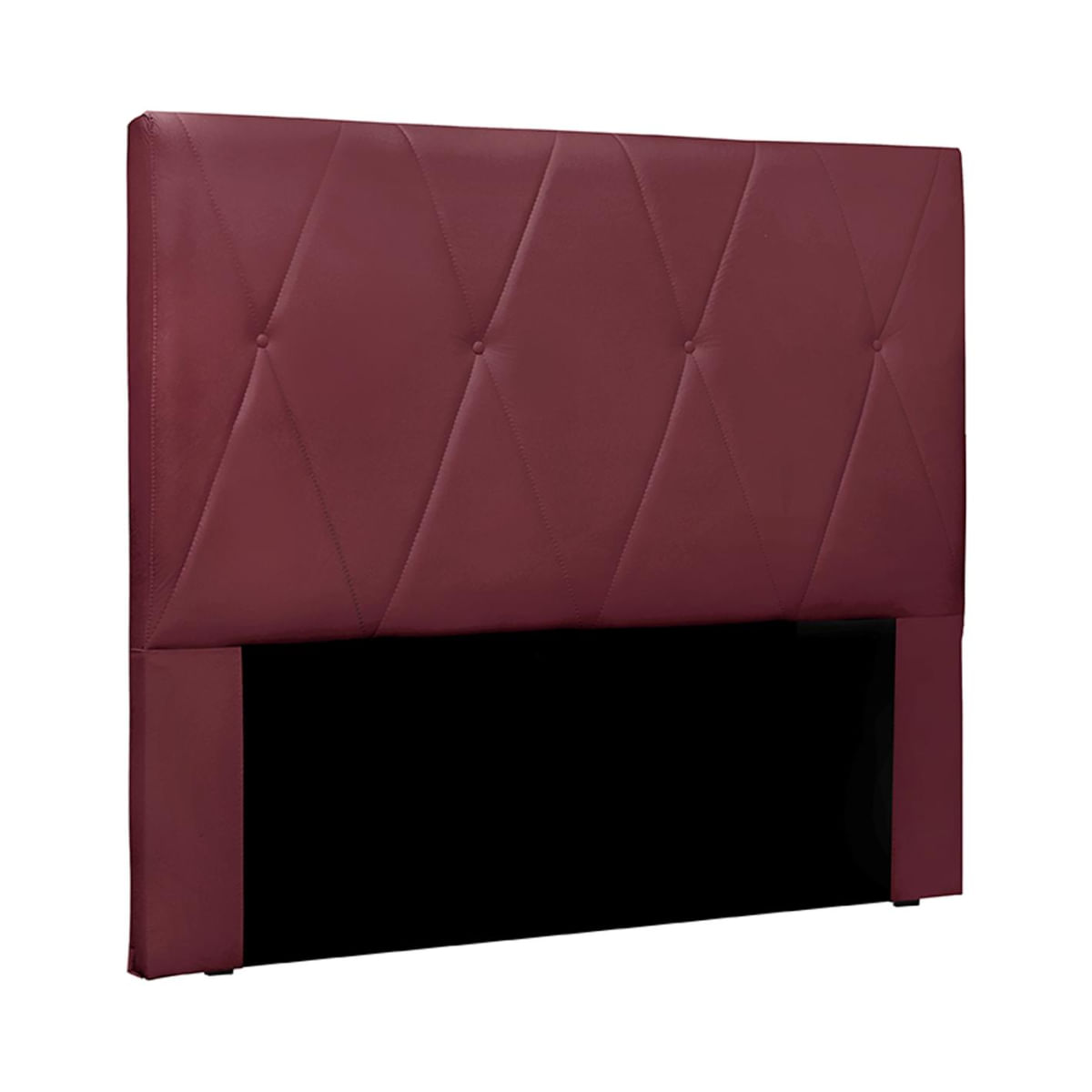 Cabeceira Decorativa King Size 1,95M Yves Veludo Vinho - Gran Belo