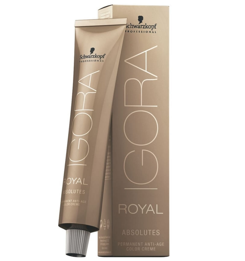 Schwarzkopf Igora Absolutes Coloração 6/70 Louro Escuro Cobre Natural 60ml