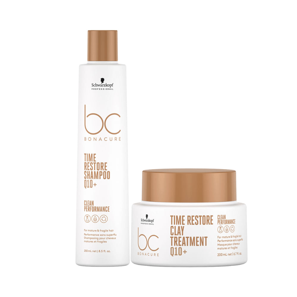 Schwarzkopf BC Clean Time Restore Q10+ Shampoo 250ml e Máscara 200ml