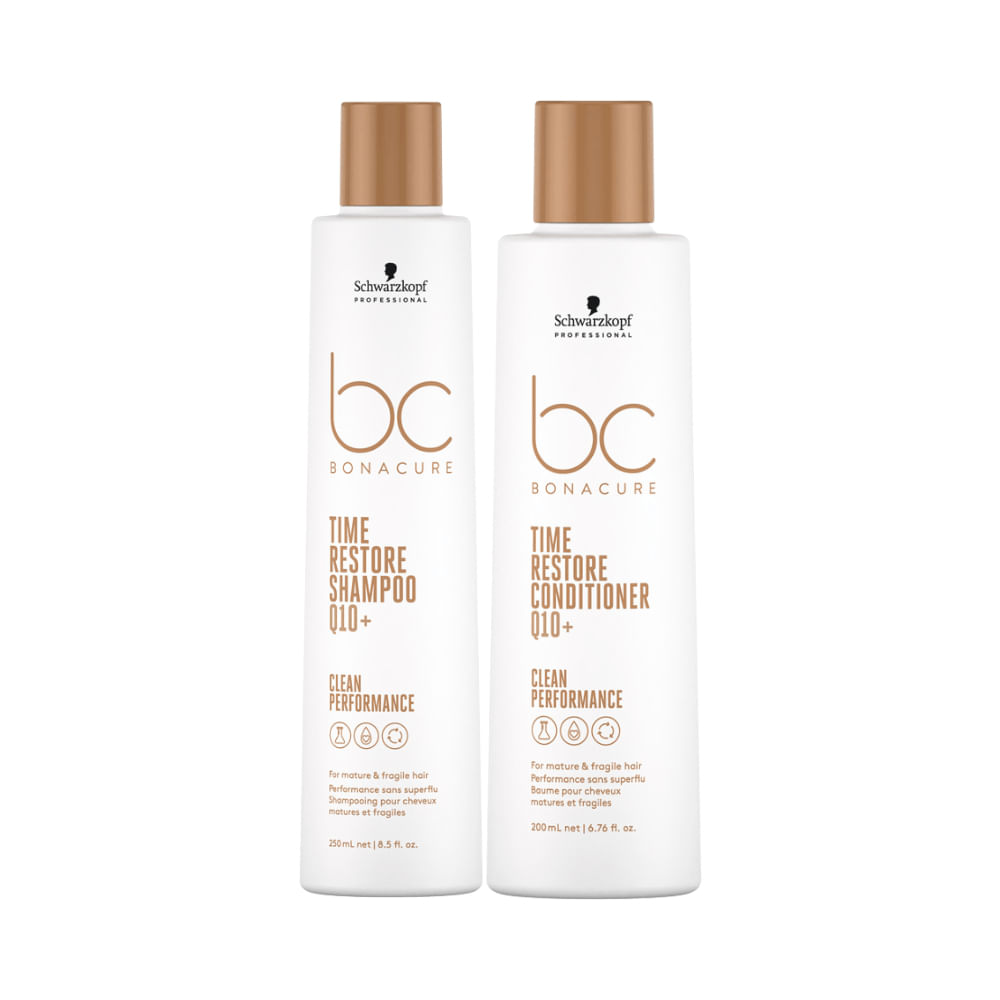 Schwarzkopf BC Clean Time Restore Q10+ Shampoo 250ml e Condicionador 200ml