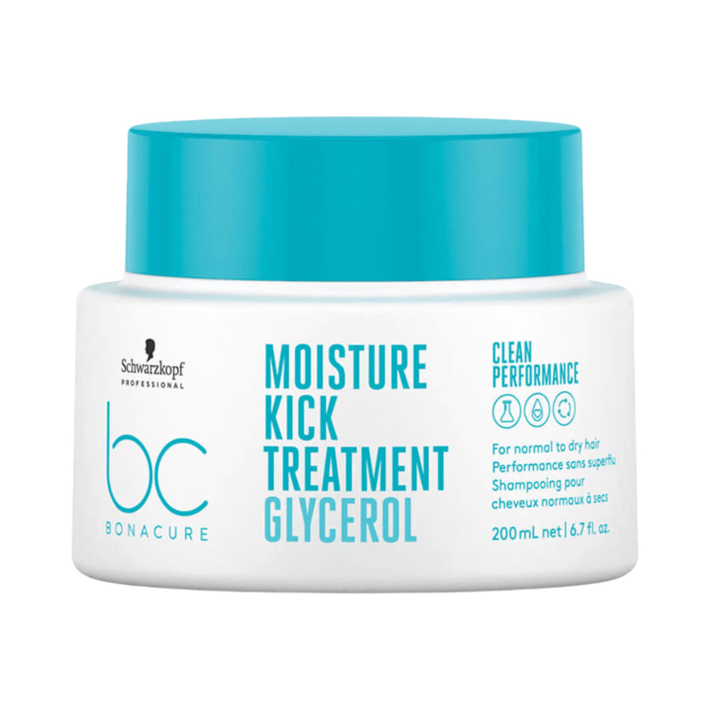 Schwarzkopf BC Clean Moisture Kick Glycerol Máscara 200ml