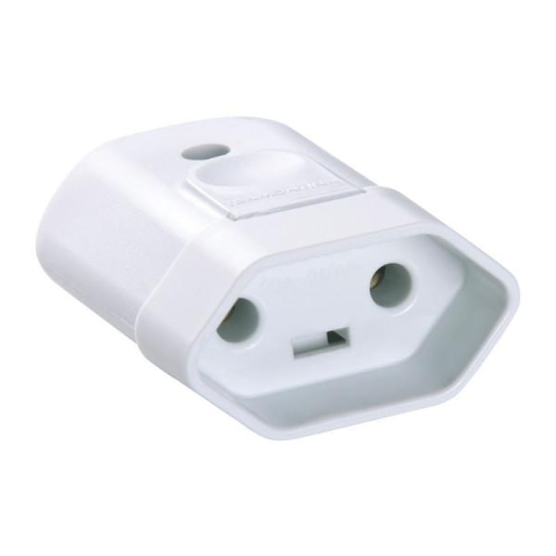 Plugue Fêmea 2P 250 V 20 A Tramontina Branco