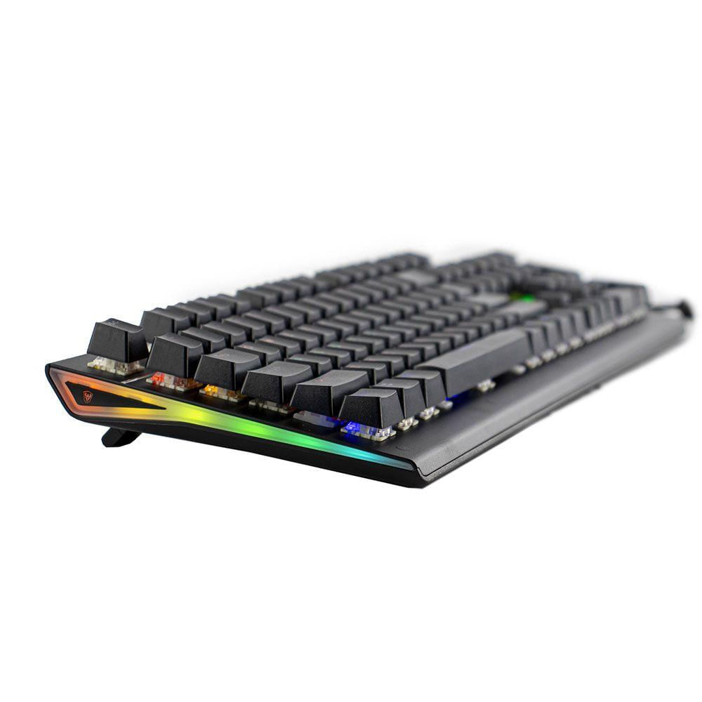 Teclado Mecânico Gamer Sate K3 Switch Blue RGB USB