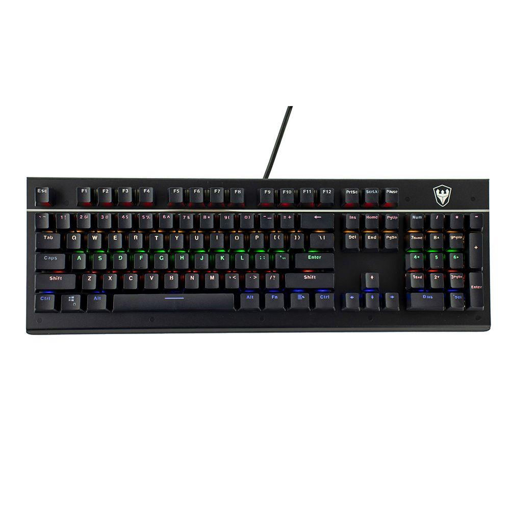 Teclado Mecânico Gamer Sate K3 Switch Blue RGB USB