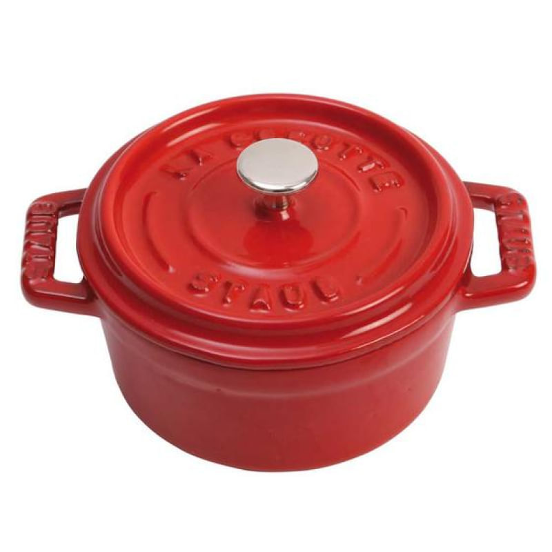 CACAROLA STAUB REDONDA 10CM CEREJA FERRO 405097990