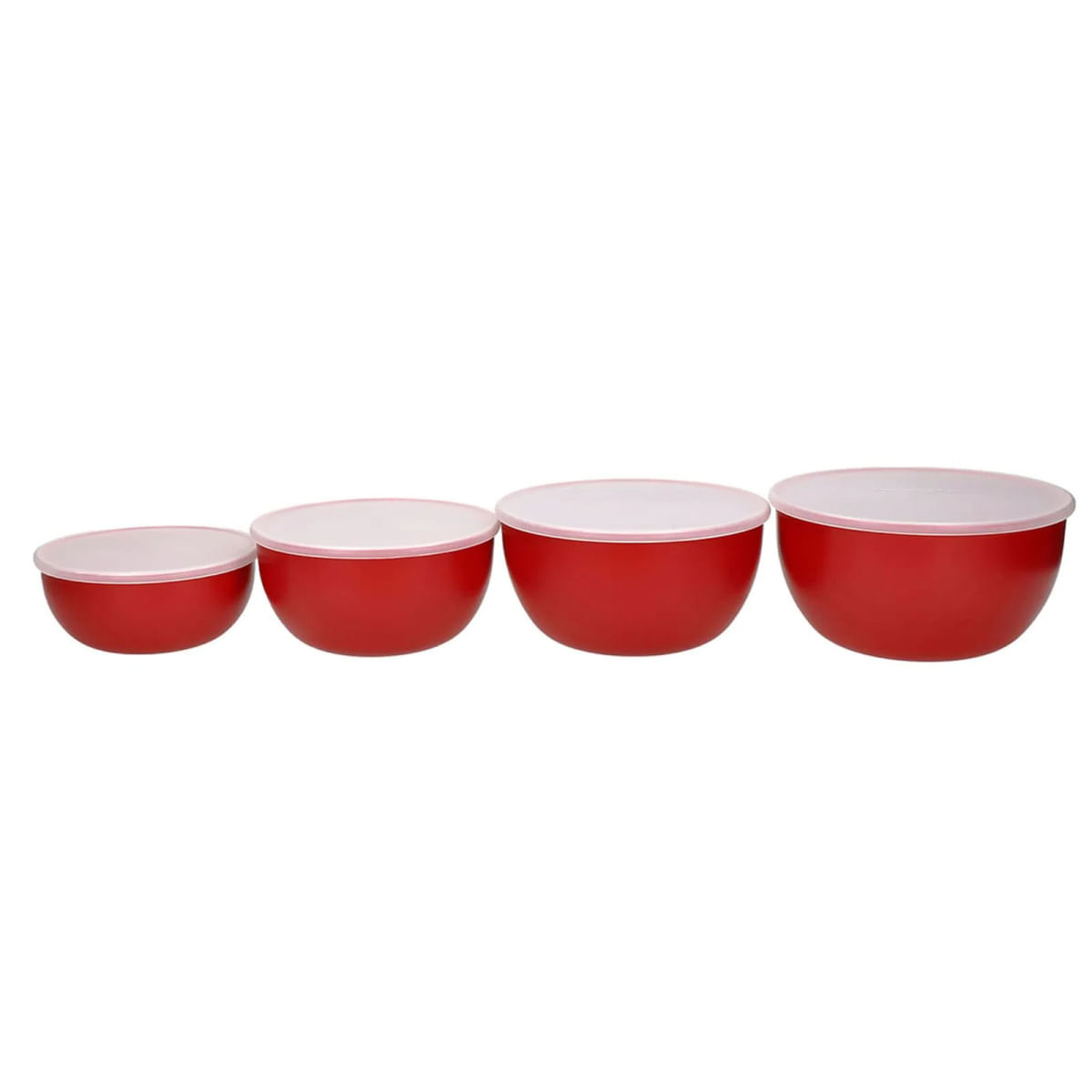 CONJUNTO 4 TIGELAS KITCHENAID DE PREPARAÇÃO VERMELHO KQG176OSERE