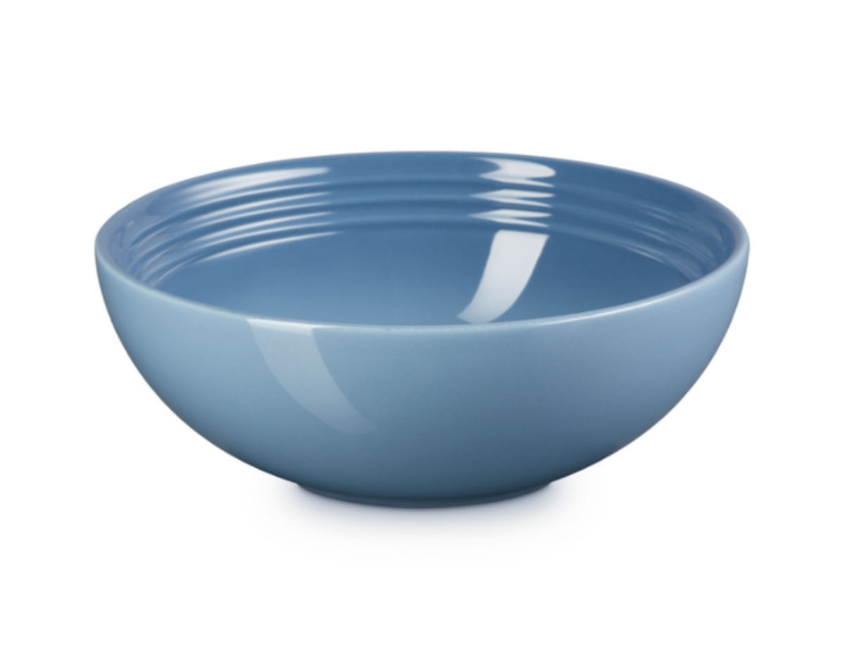 BOWL LE CREUSET DE SERVIR EM CERÂMICA VANCOUVER 24CM AZUL CHAMBRAY