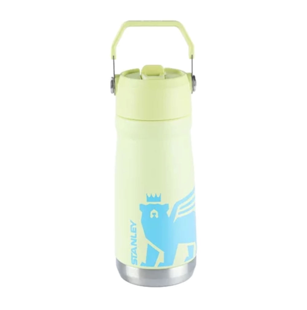 GARRAFA STANLEY TÉRMICA FLIP STRAW KIDS ERGONÔMICO 500ML - Verde Citron