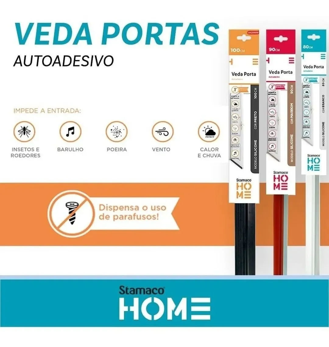 Veda Porta Escova Protetor De Fresta Residencial Adesivo 90cm Contra Inseto Poeira Vento Stamaco Home Marrom