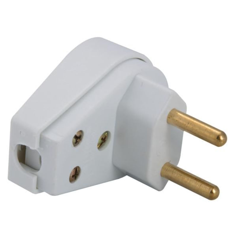 Plugue Angular 2P 20 A 250 V Tramontina Cinza