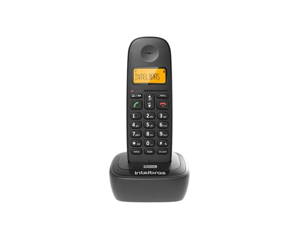 Telefone Intelbras Ramal S/Fio Ts2511 Preto