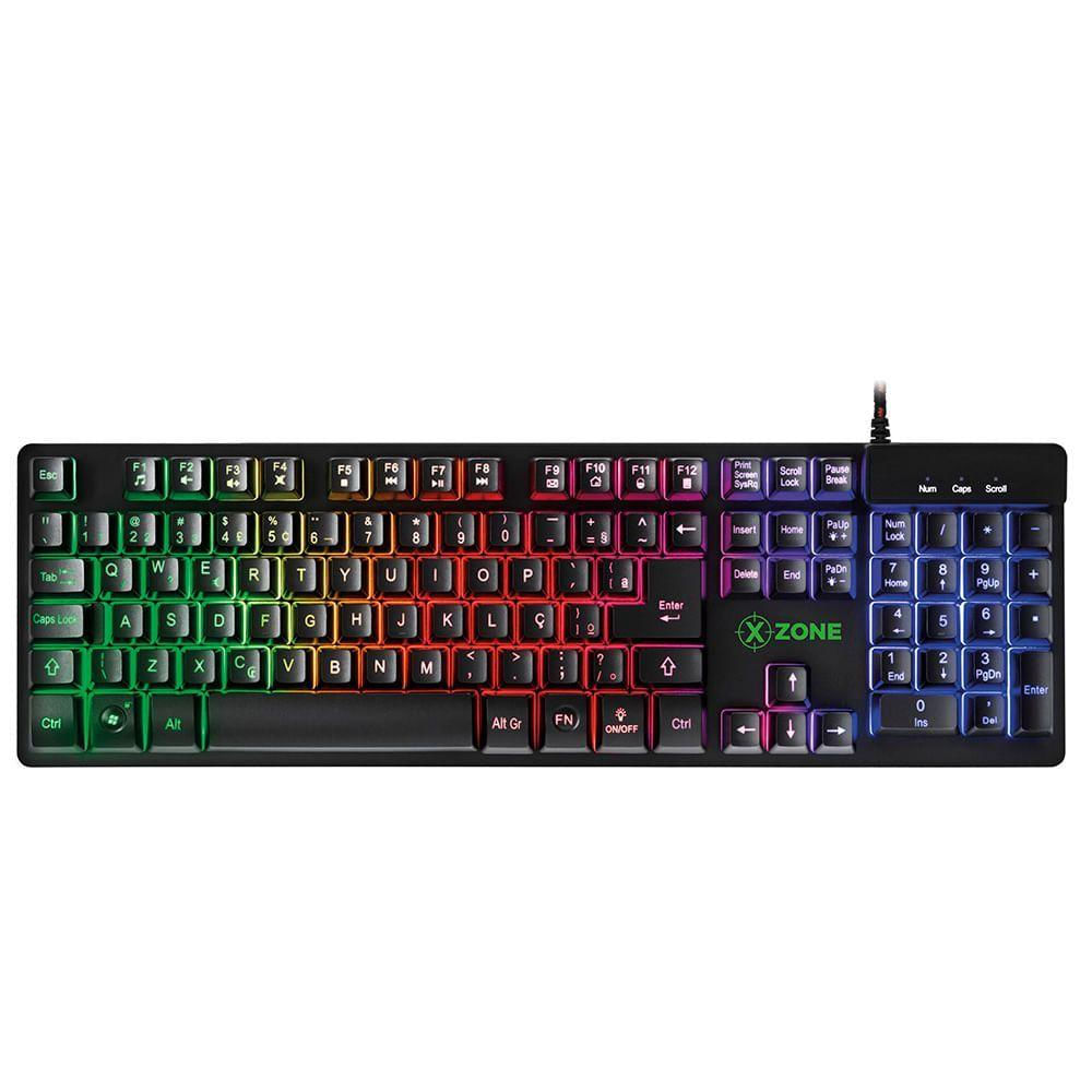 Teclado Gamer Semimecânico Xzone Gts-01 Semi-mecanico