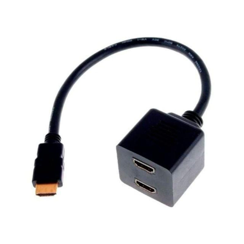 Cabo Adaptador Duplicador Hdmi Contendo