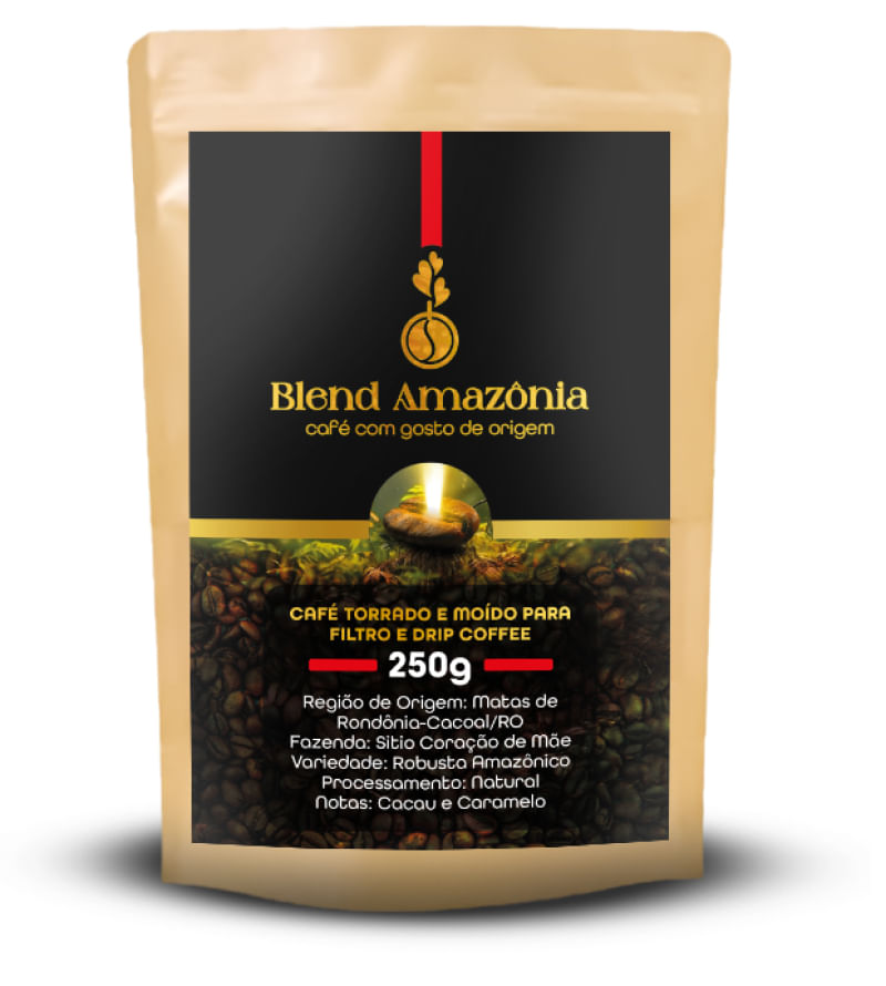 Café Especial moído p/ Filtros 250g - IloveCoffee Blend Amazônia