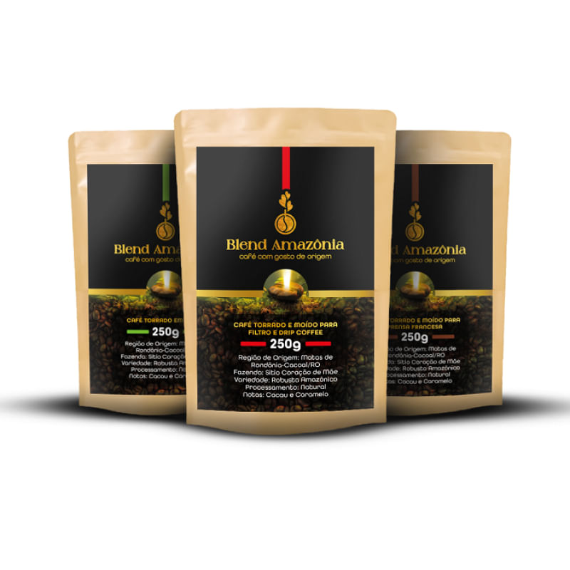 Café Especial moído p/ Filtros 250g - IloveCoffee Blend Amazônia