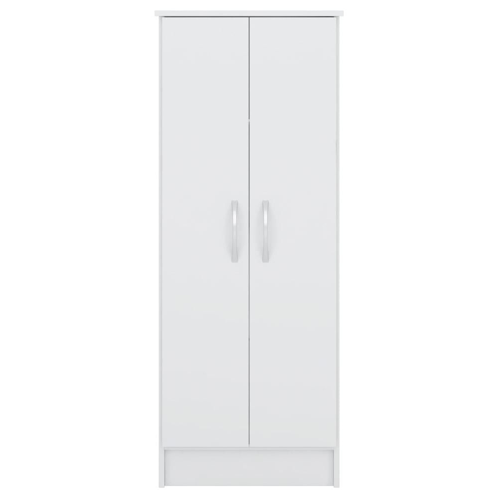 Armário Multiuso 2 Portas 3 Prateleiras Viena D02 Branco - Mpozenato