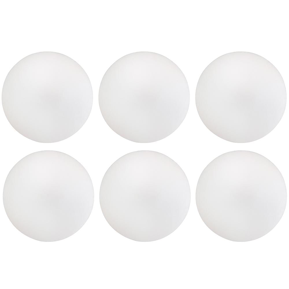 Kit 06 Assentos Redondo Banqueta Cadeira Estofados Poltronas H02 Corino Branco 25 cm - Lyam Decor