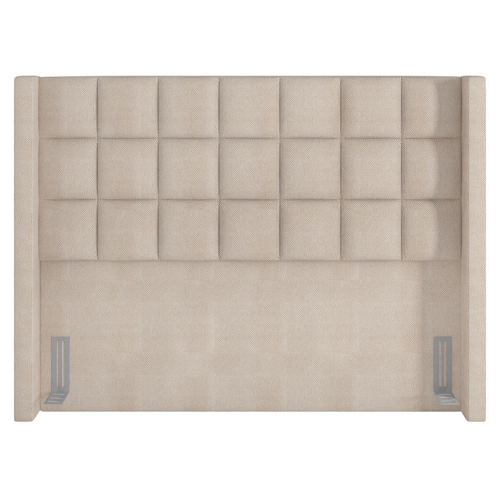 Cabeceira Cama Box Casal 140 cm P05 Paris Linho Creme - Lyam Decor