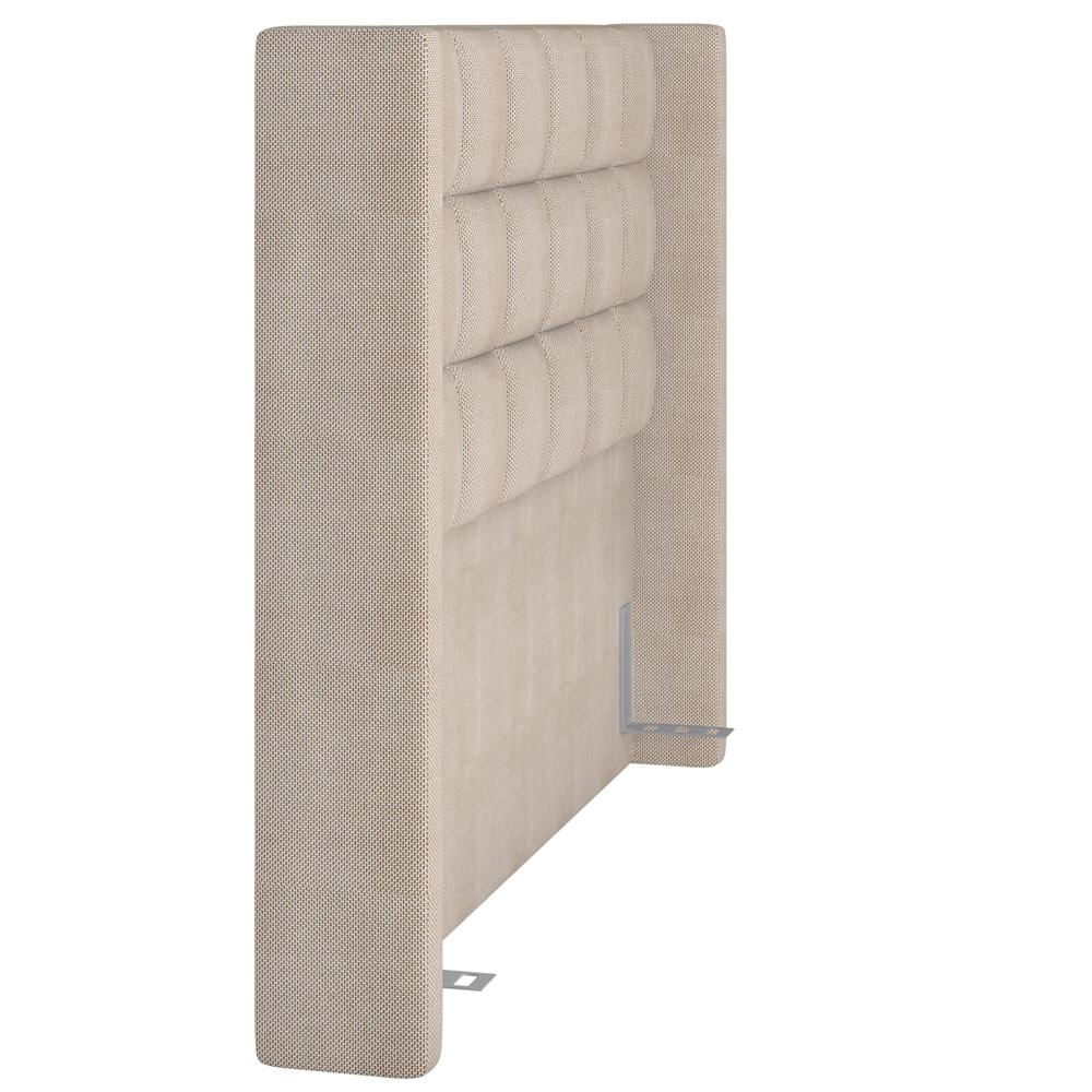 Cabeceira Cama Box Casal 140 cm P05 Paris Linho Creme - Lyam Decor