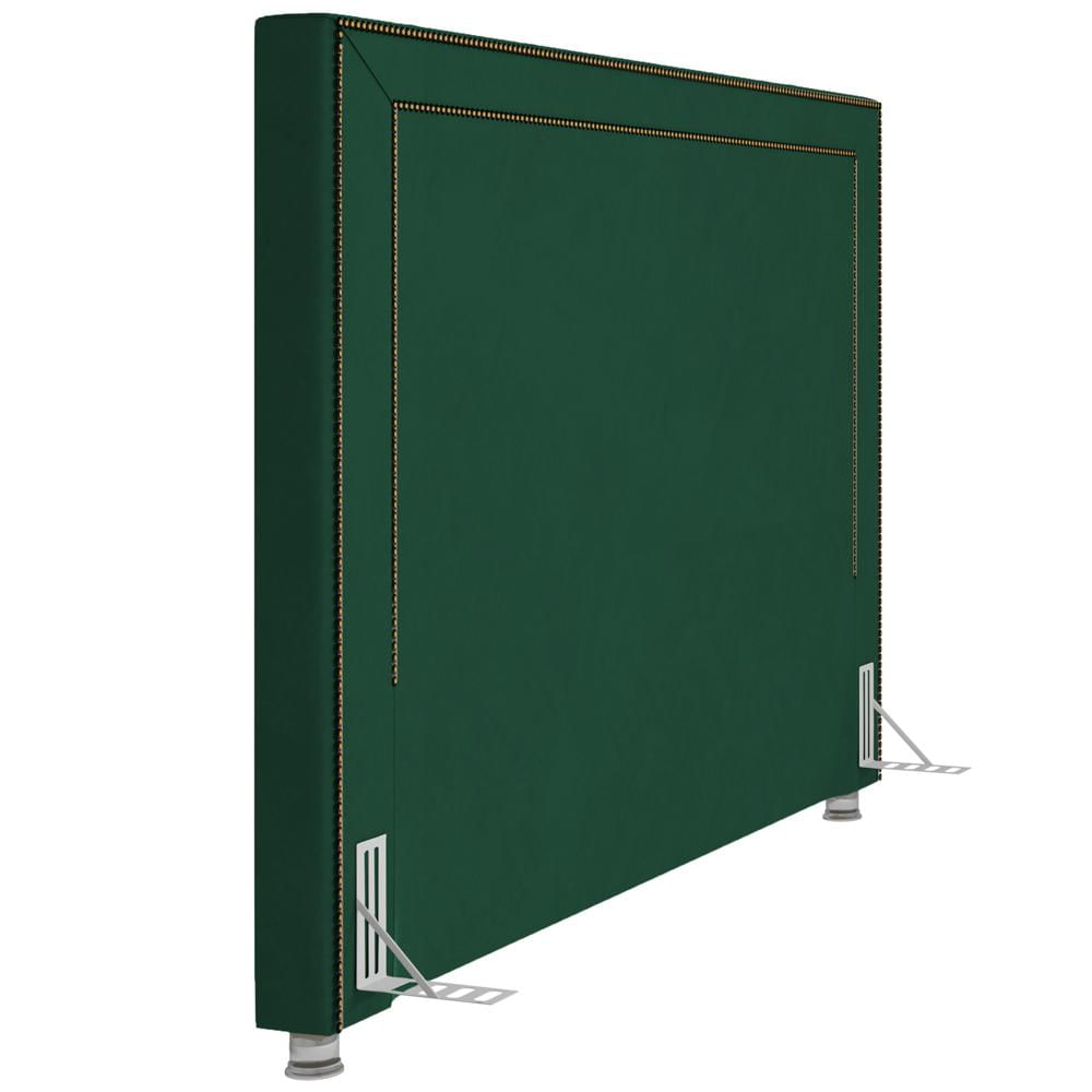 Cabeceira Cama Box Casal 160 cm P05 Berlim Veludo Verde - Lyam