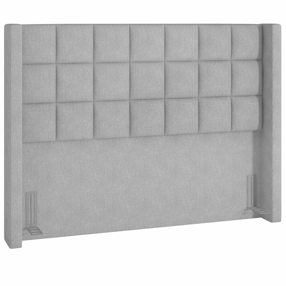 Cabeceira Cama Box Casal 140 cm P05 Paris Linho Cinza - Lyam Decor