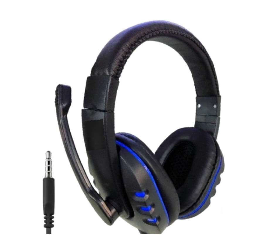 Fone De Ouvido Gamer A-302 Headset - azul