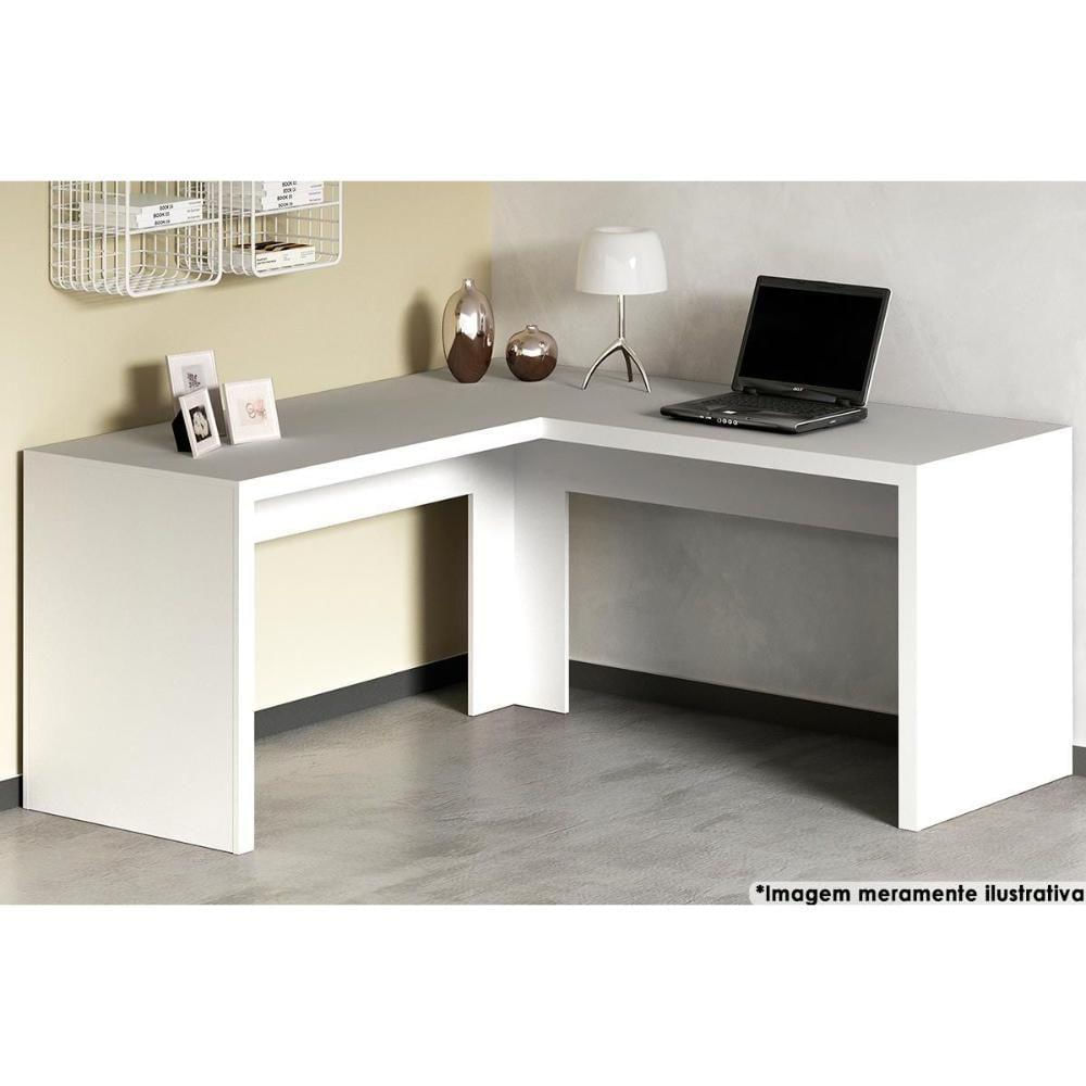 Mesa De Escritório Me4116 Branco - Tecno Mobili