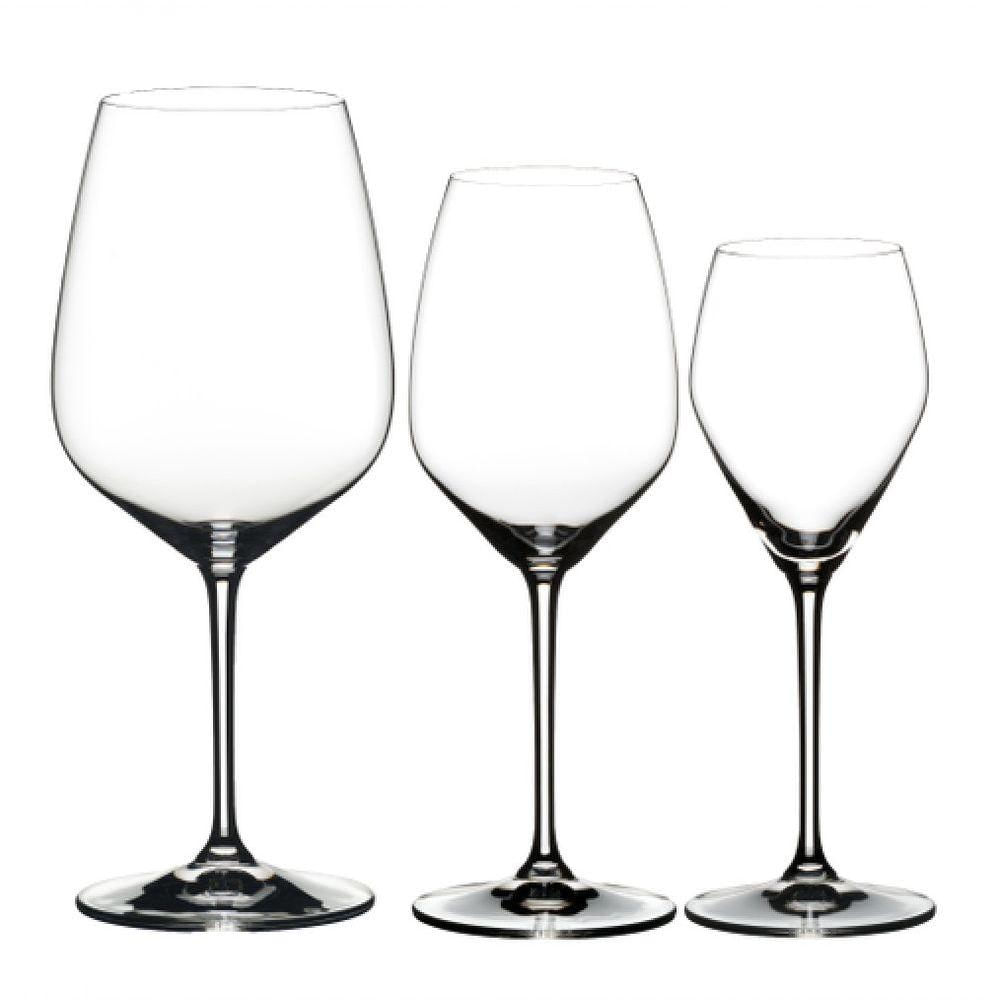 Kit 3 Taças De Cristal Riedel Degustação Vinho Espumante