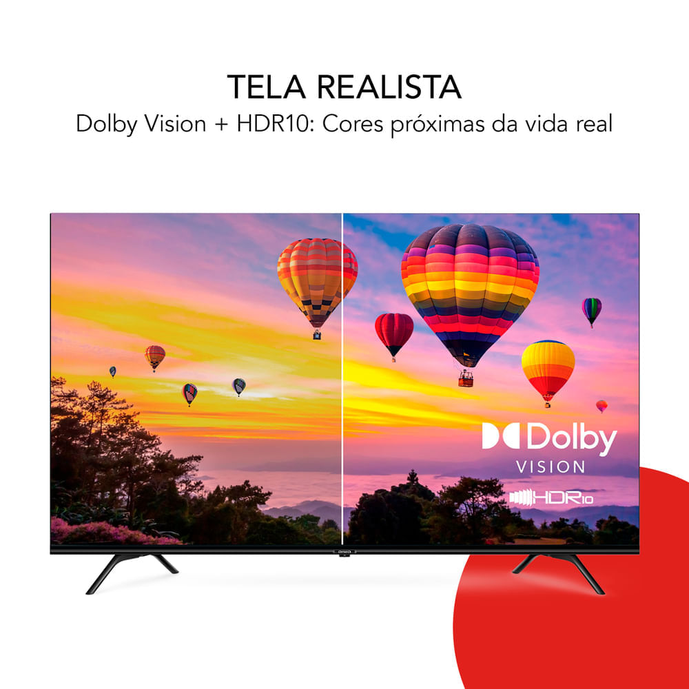 Smart TV AIWA 65” GOOGLE TV 4K Comando de voz Dolby Vision&Atmos AWS-TV-65-BL-01-G BIV