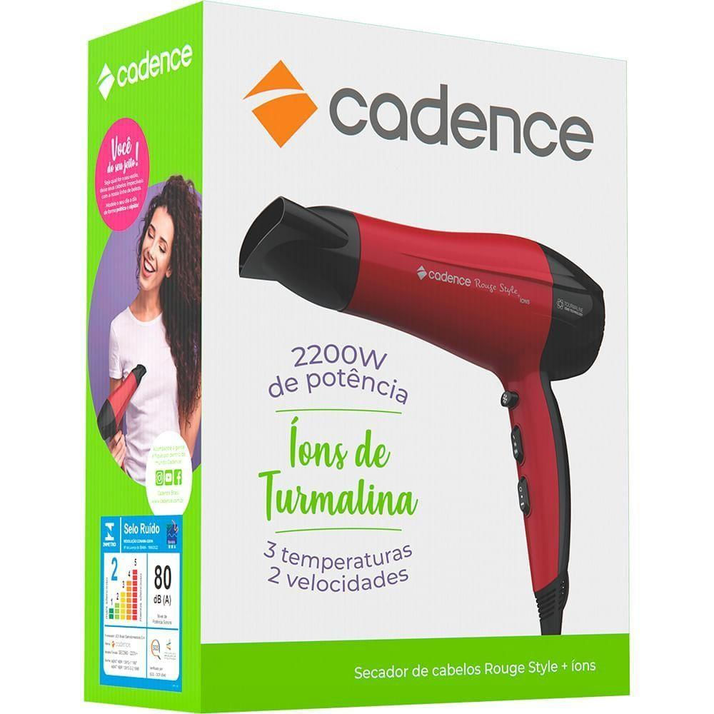 Secador De Cabelos Cadence Rouge Style Ii - 127v 127v 110V