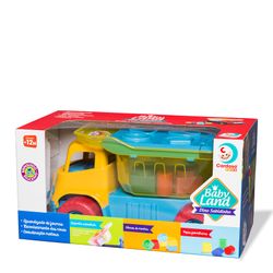 Caminhão Didático - Dino Sabidinho - Amarelo - Cardoso