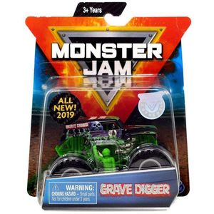 Mini Veículo e Figura - Monster Jam - 1/64 - Grave Digger - Sunny