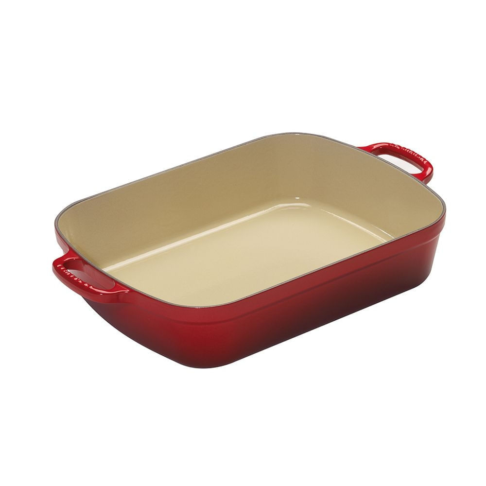 ASSADEIRA RETANGULAR LE CREUSET 37 CM  SIGNATURE VERMELHO 201843706