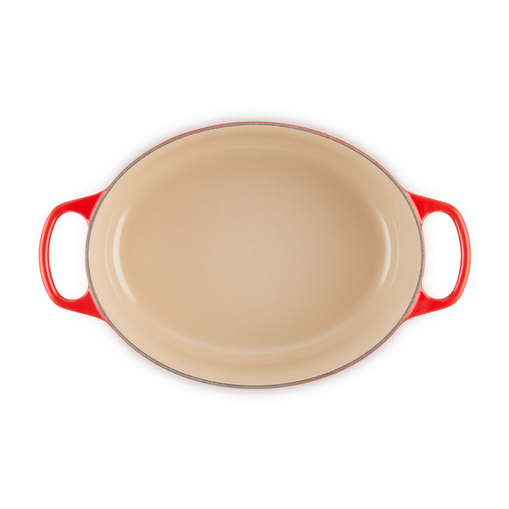 PANELA OVAL LE CREUSET 23CM SIGNATURE - Vermelho 21178230602430