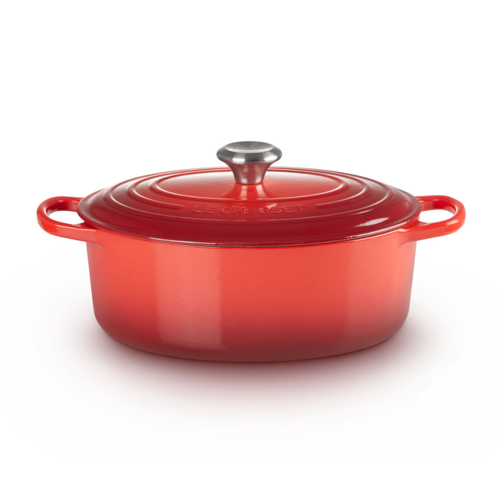 PANELA OVAL LE CREUSET 23CM SIGNATURE - Vermelho 21178230602430