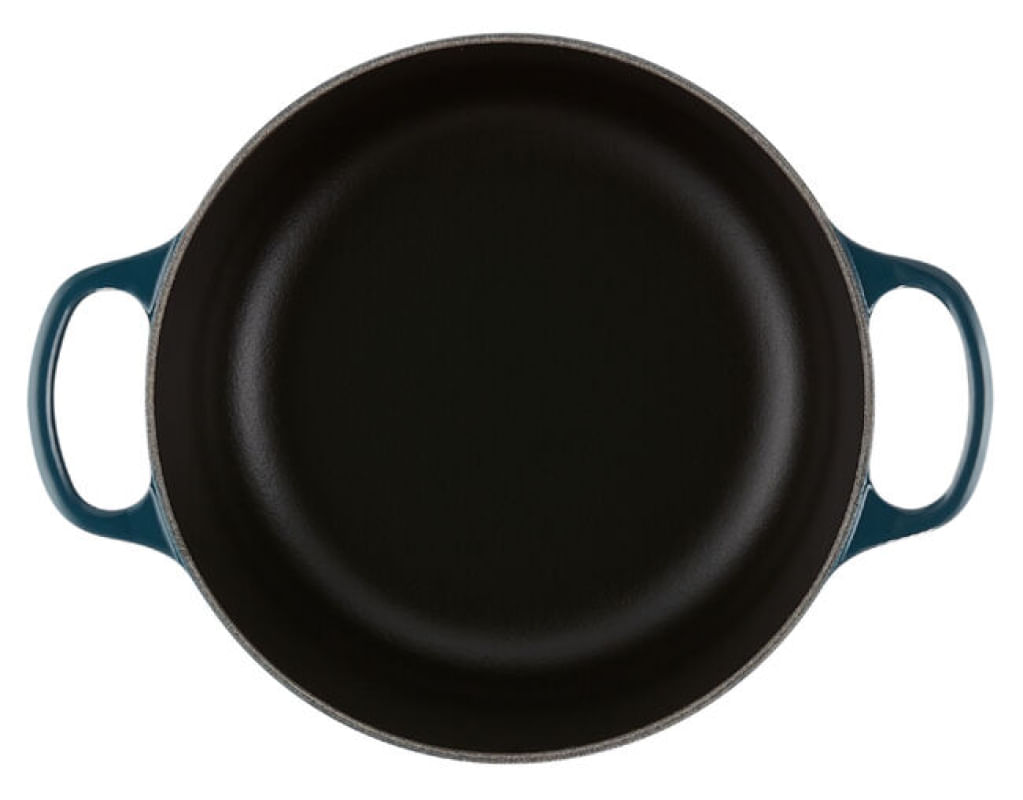 PANELA REDONDA LE CREUSET 20CM SIGNATURE AZUL AGAVE 21177204220450